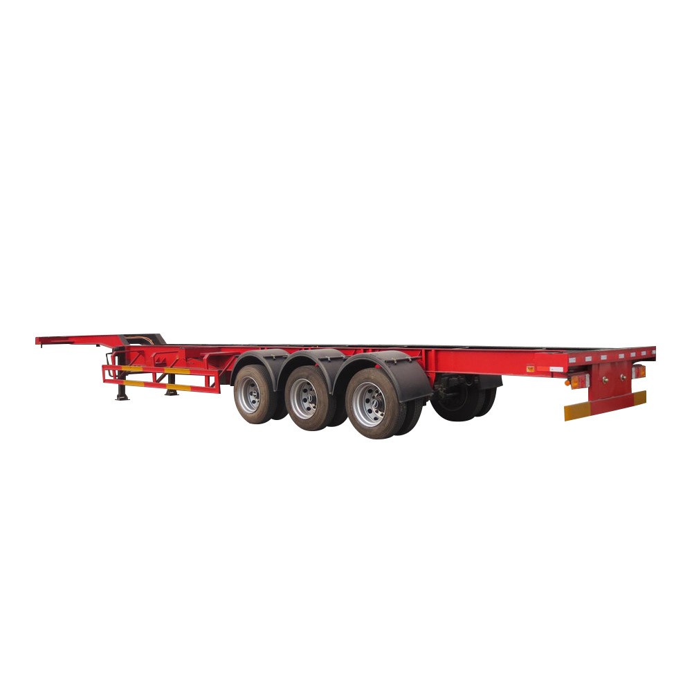 Treler Semi Flatbed 3 Axle ISO 40 Feet Container